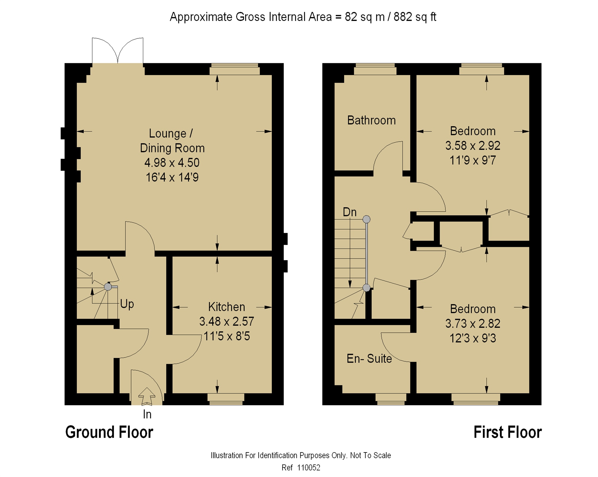 2 Bedrooms Terraced house to rent in Hankins Court, Jacklyns Lane, Alresford, Hampshire SO24