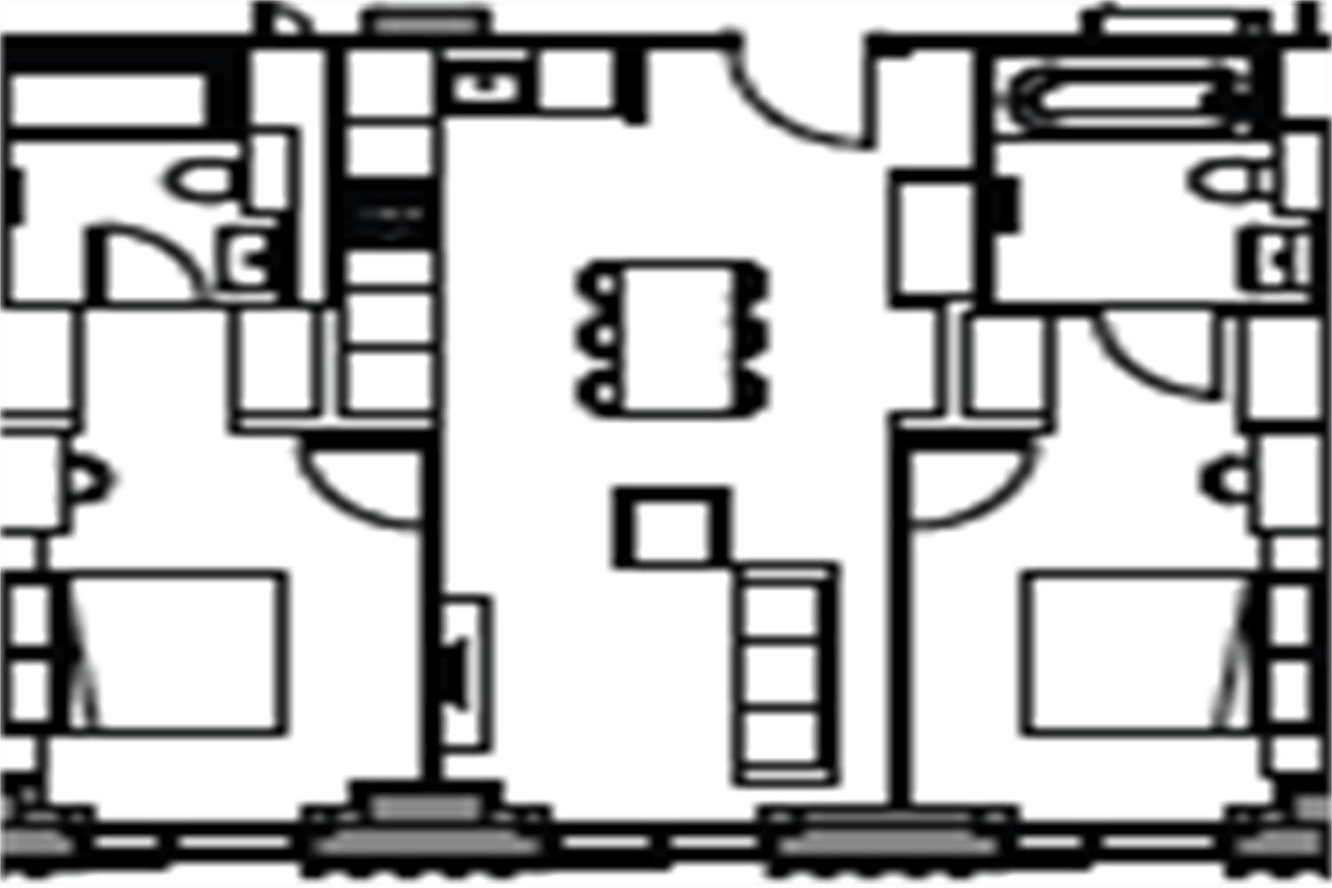 Flat 815, 815 Uhaus North, Circle Square, Manchester floorplan
