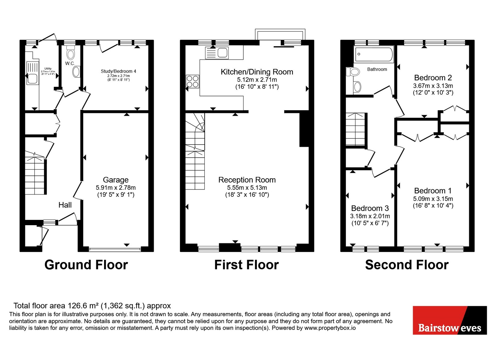 31, Leyburn Gardens, Croydon floorplan