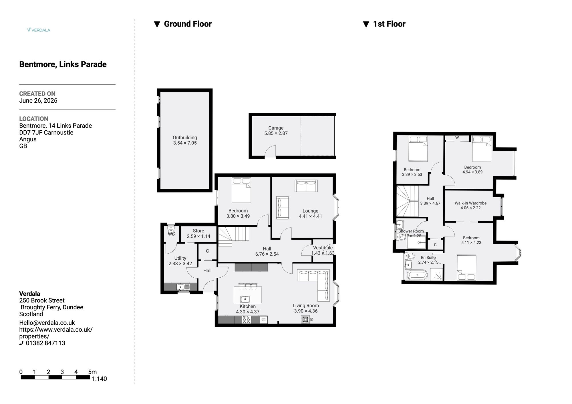 14 Links Parade, Carnoustie floorplan
