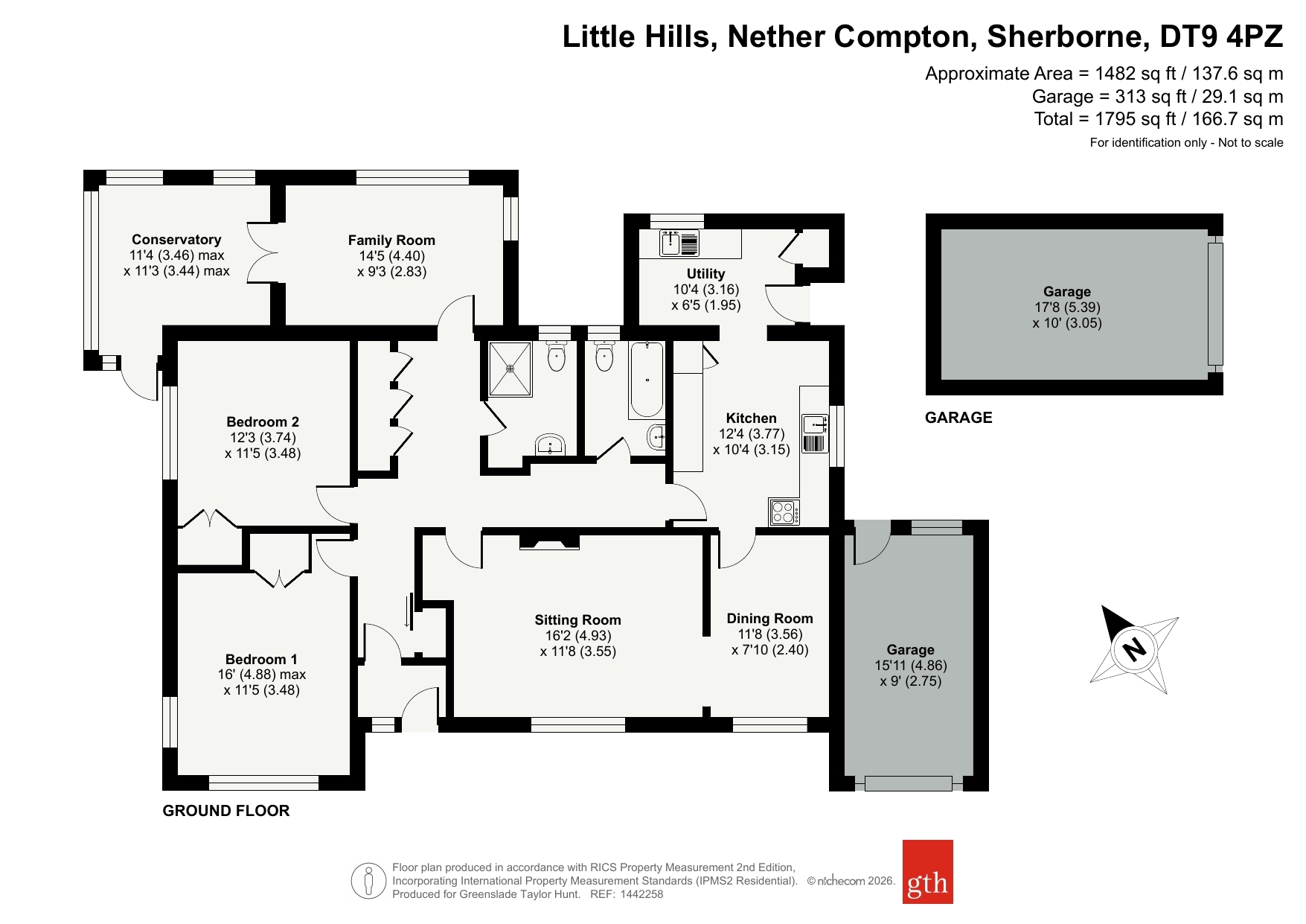 Little Hills,, Nether Compton, Dorset floorplan