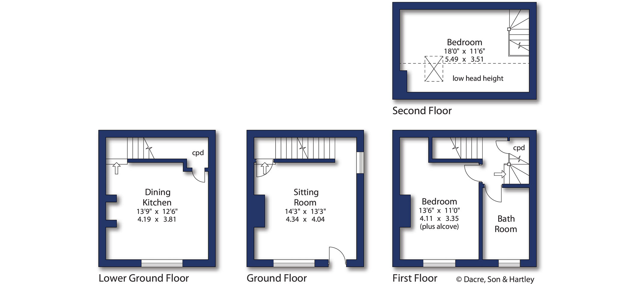 Carlton Street, Otley, West Yorkshire, LS21 floorplan