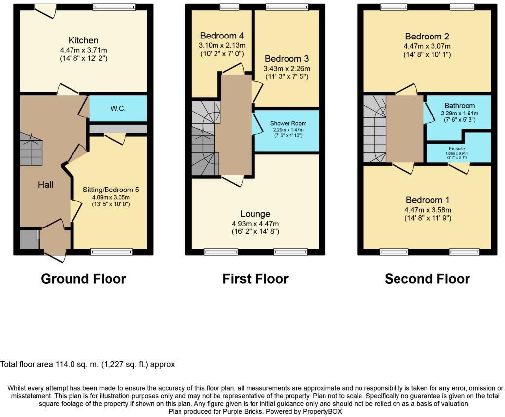 49 Myers Close, Idle floorplan