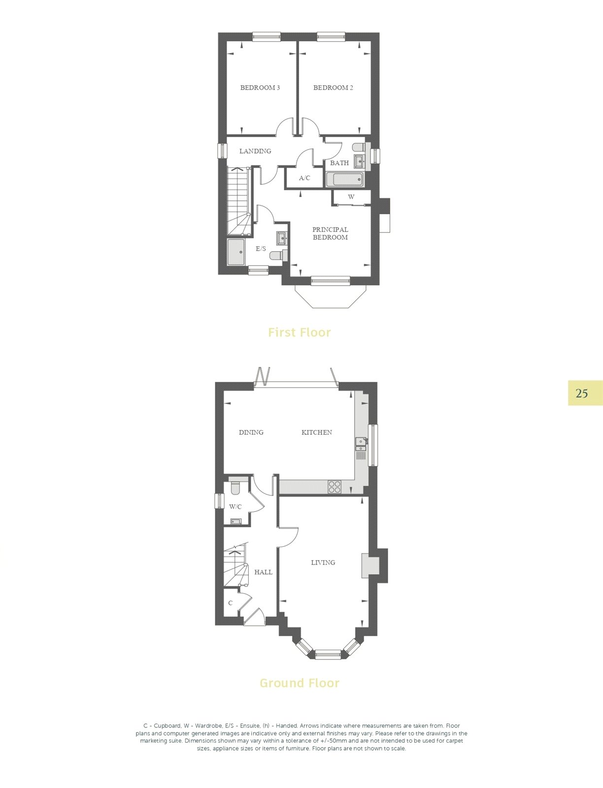 Plot 56, The Eleanor, Barleyfields, Weeley floorplan
