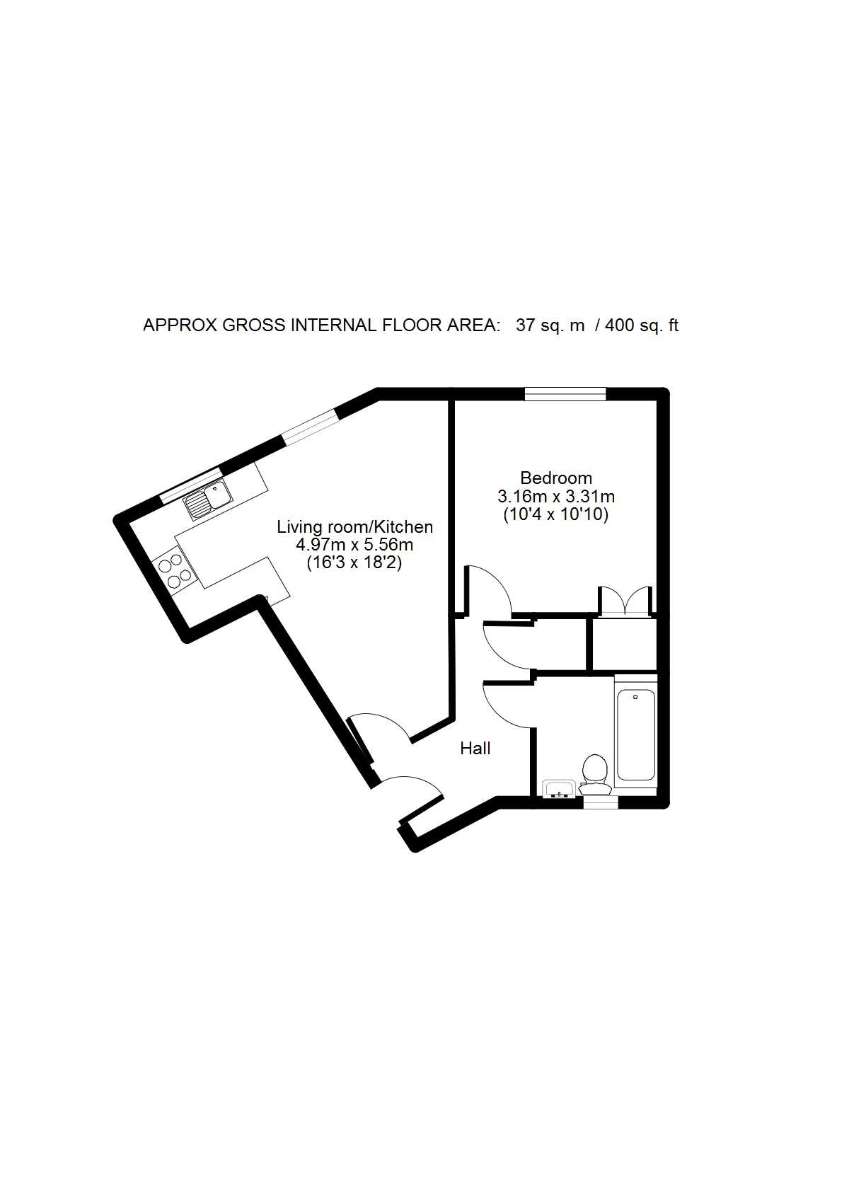 98, Chapman Road, Wellingborough floorplan