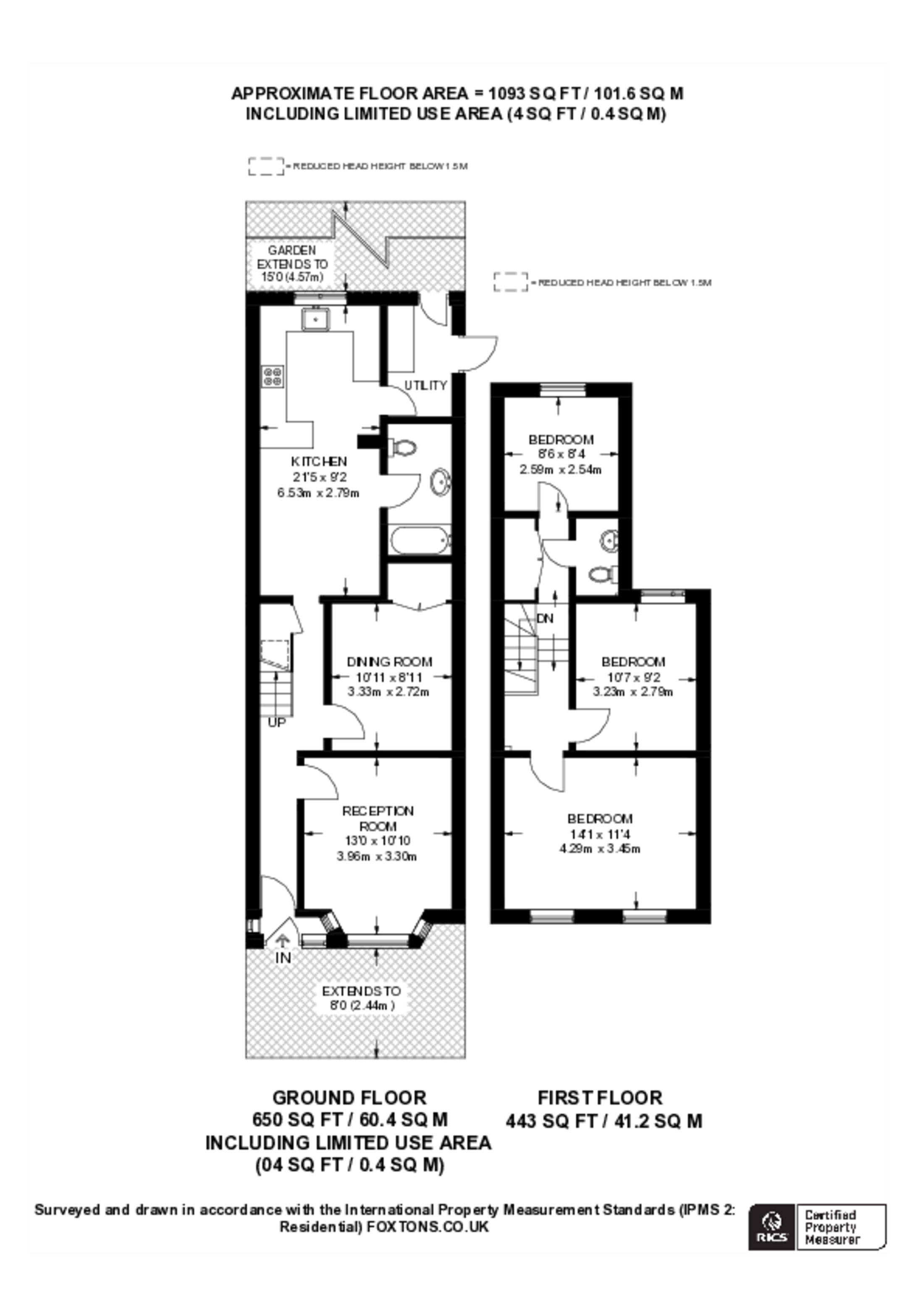 Harvey Road, Leytonstone floorplan