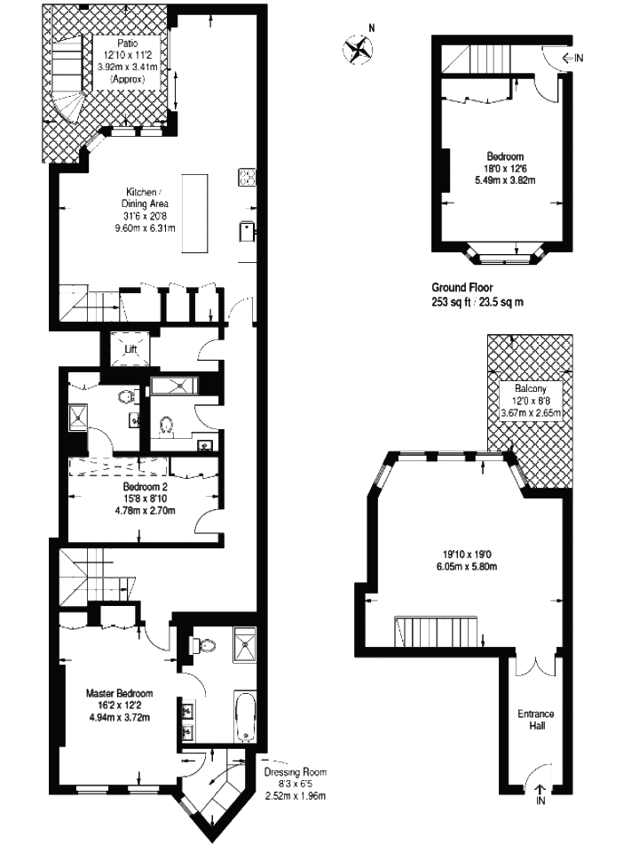 3 Bedrooms Flat to rent in Cadogan Gardens, London SW3