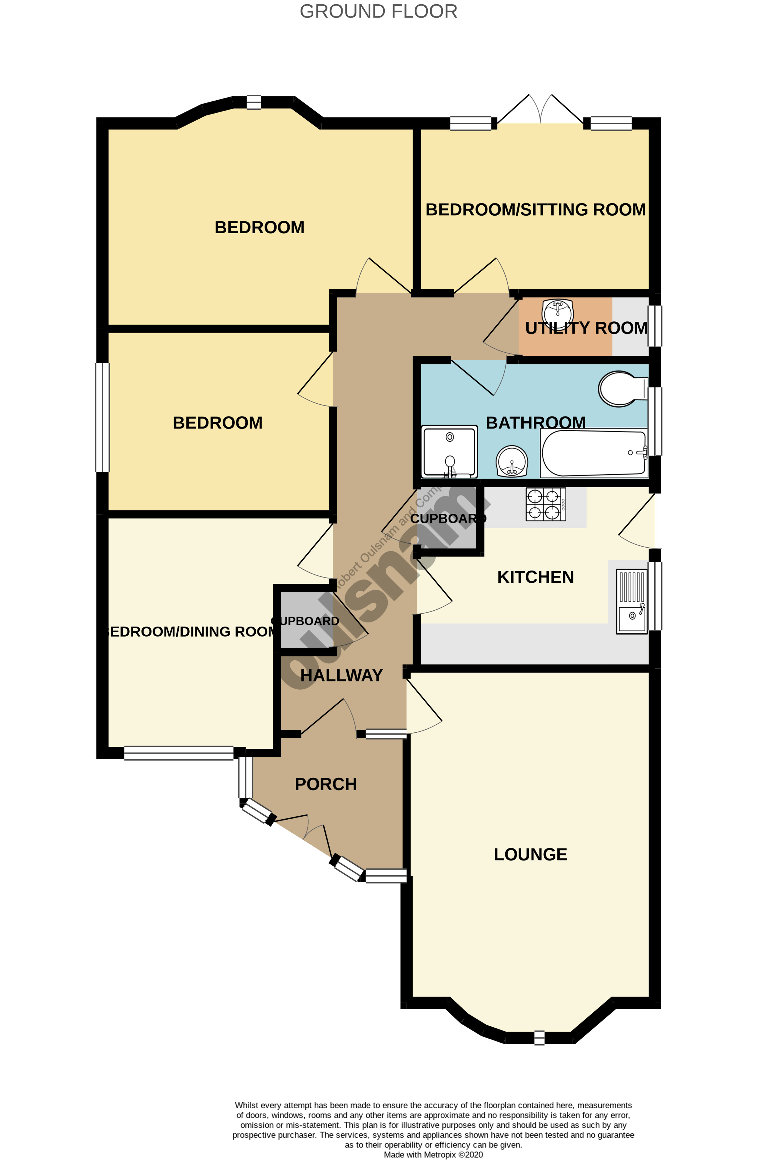 Foxhunter Close, Droitwich, Worcestershire WR9, 3 bedroom bungalow for