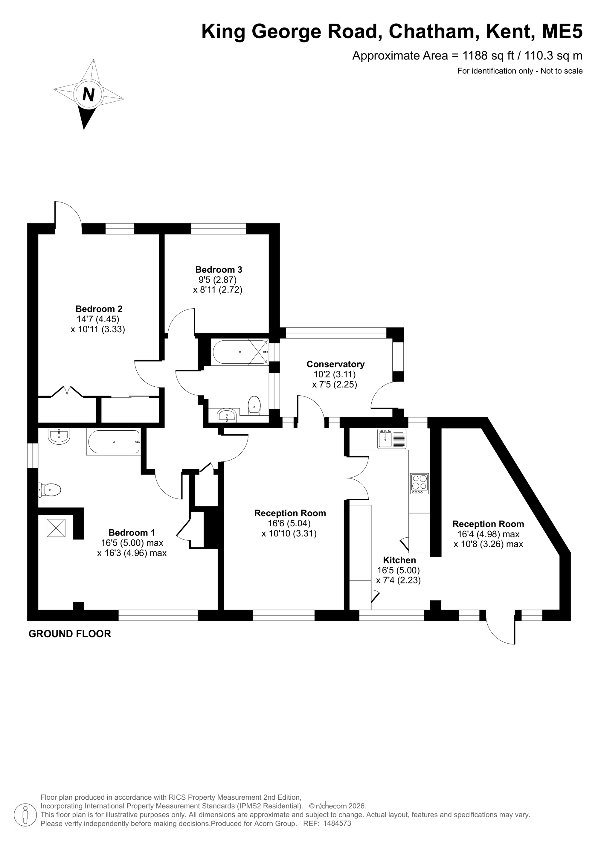67A,, King George Road, Kent floorplan