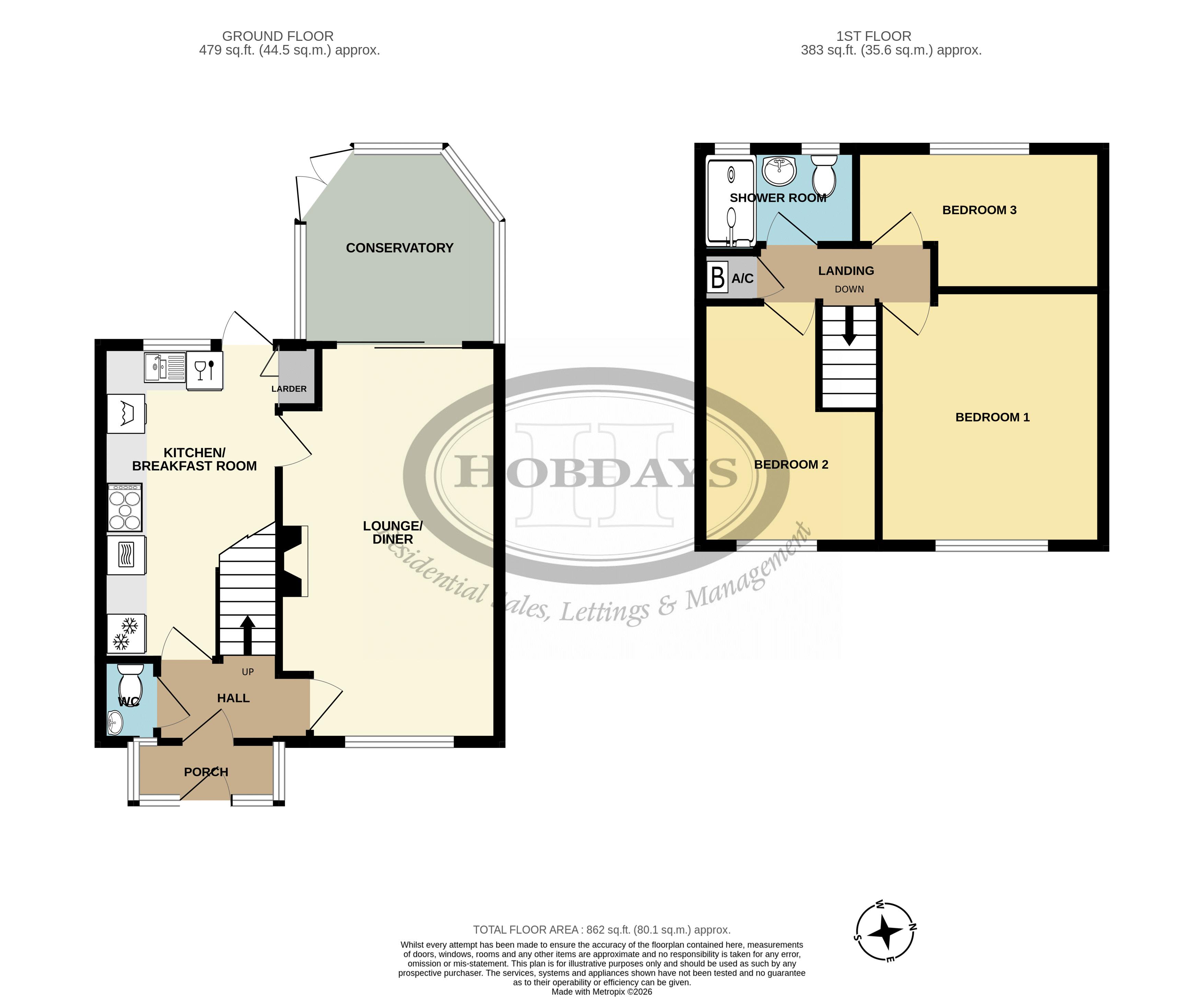 160, Ashwood Road, Potters Bar floorplan