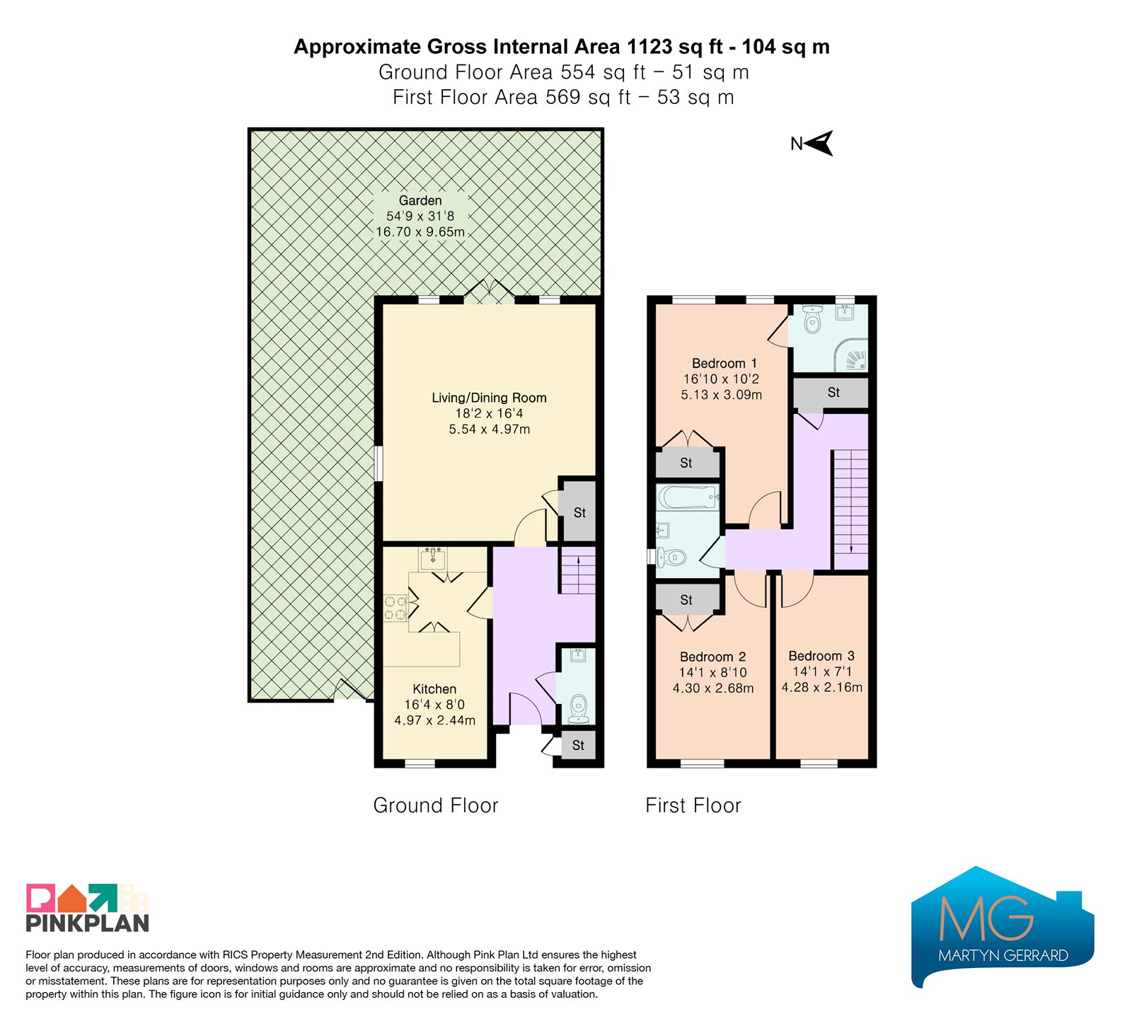 71, Osier Crescent, London floorplan