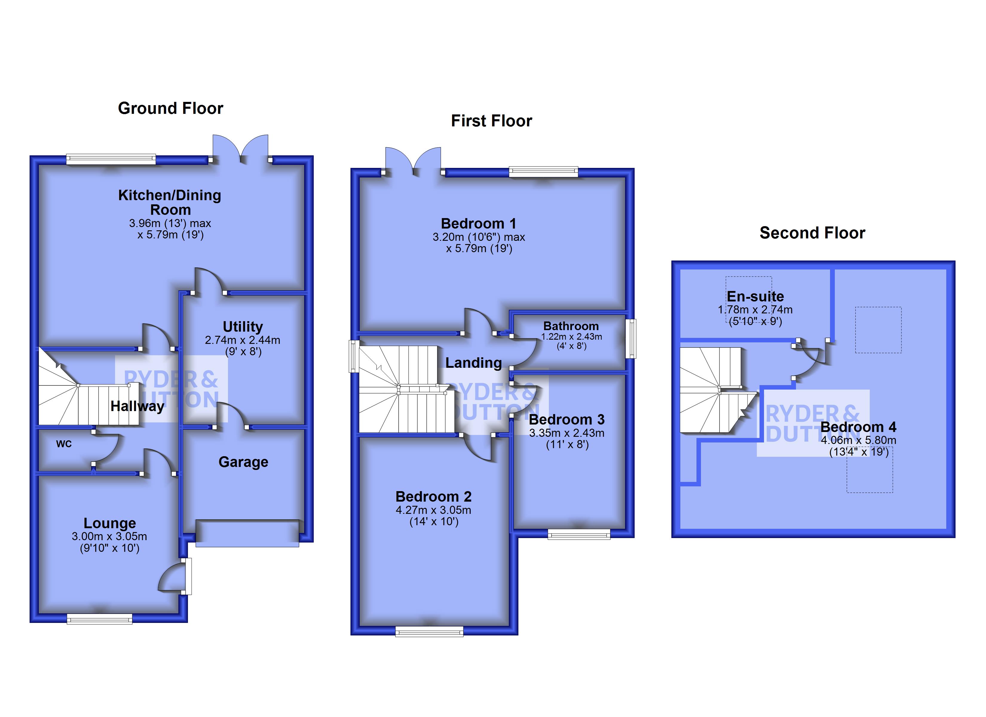 143, Hill Lane, Manchester floorplan