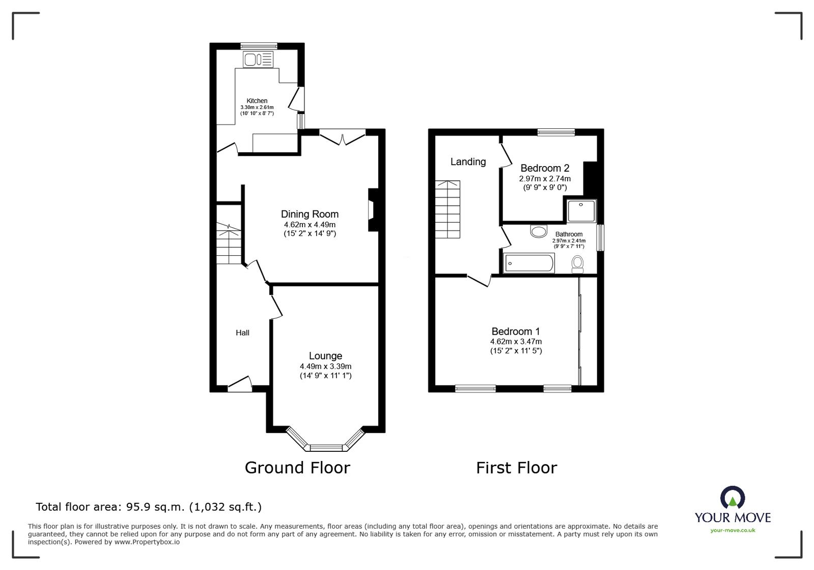 48, Old Clough Lane, Manchester floorplan