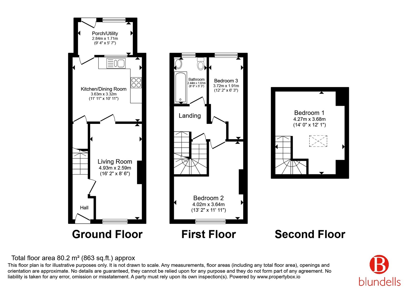 6, Queen Street, Sheffield floorplan