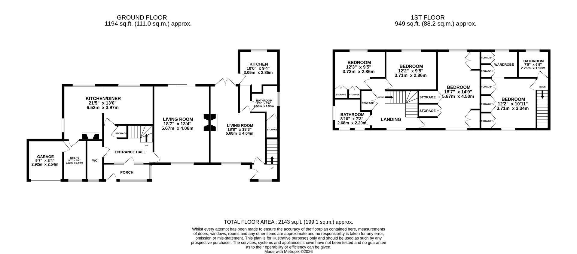 182, Elphinstone Road, Hastings floorplan