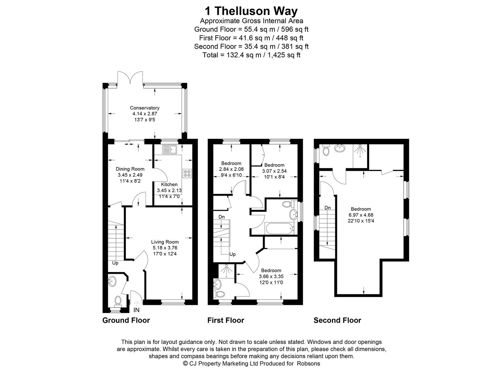 1, Thellusson Way, Rickmansworth floorplan