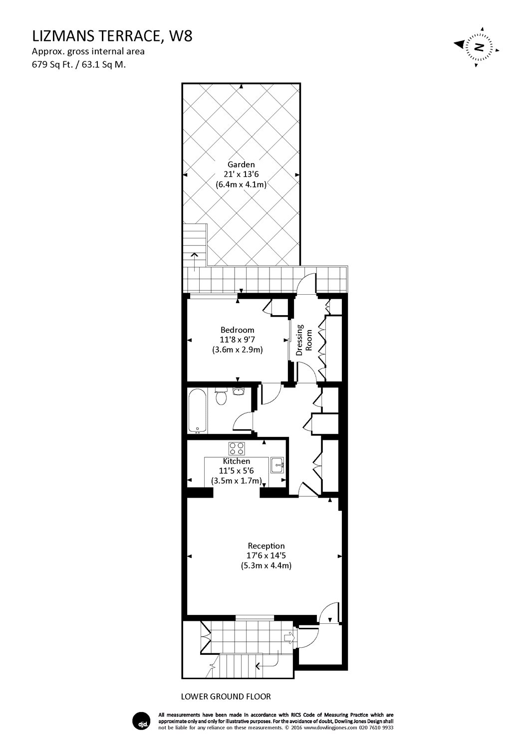 Flat 9,, Lizmans Terrace, London floorplan