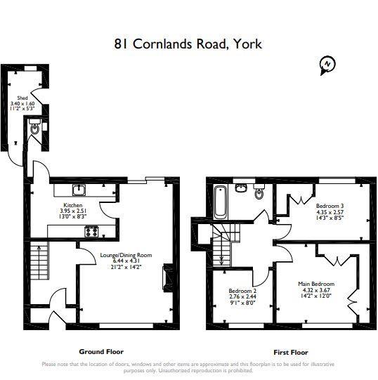 3 bed terraced house for sale in Cornlands Road, York YO24 Zoopla
