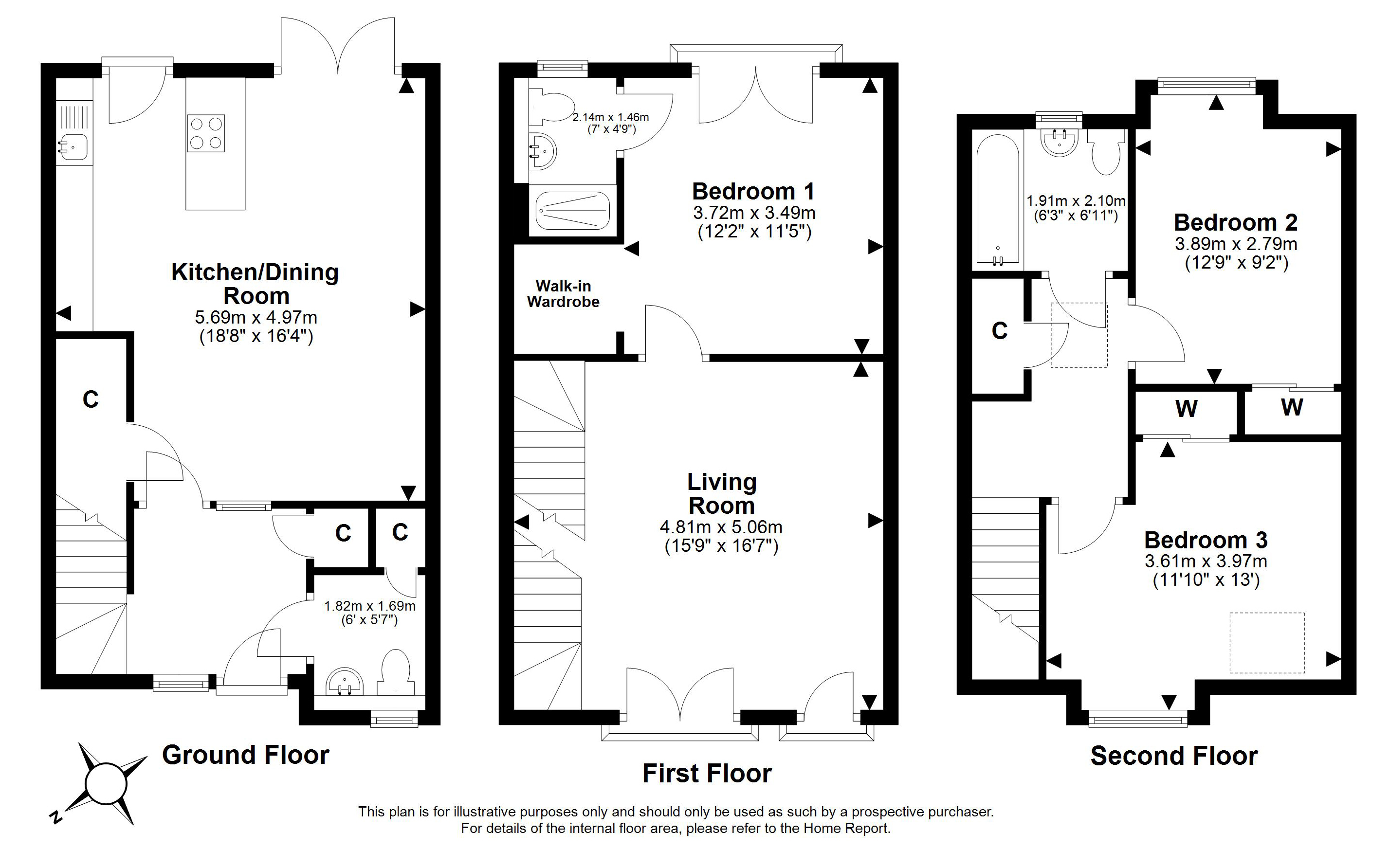 22, South Carron Crescent, Leith, Edinburgh floorplan
