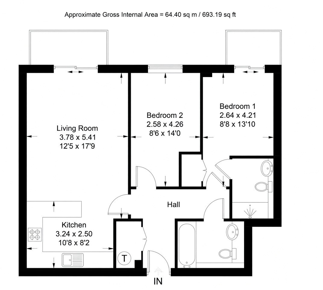 48, London floorplan