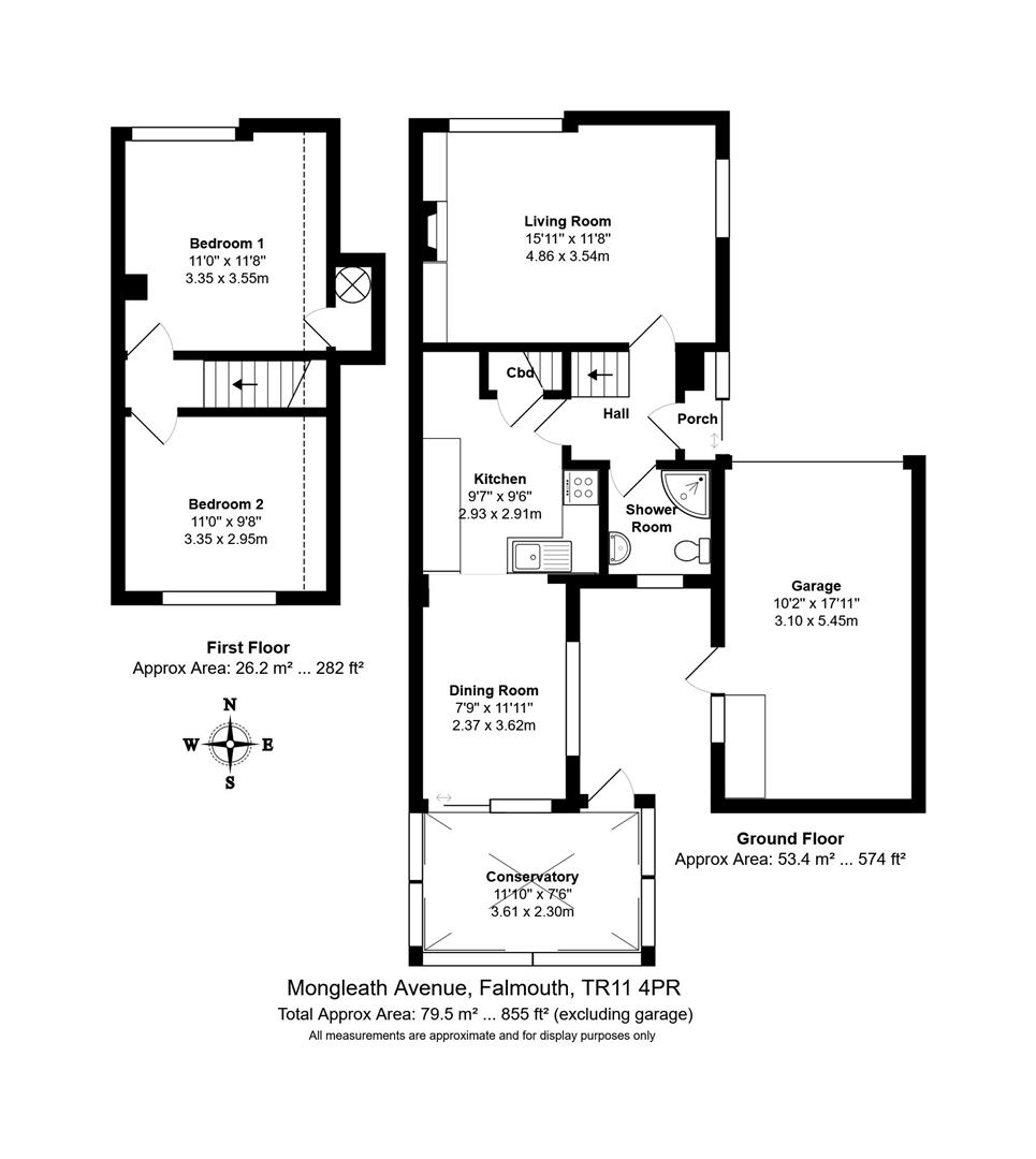 17, Mongleath Avenue, Falmouth floorplan