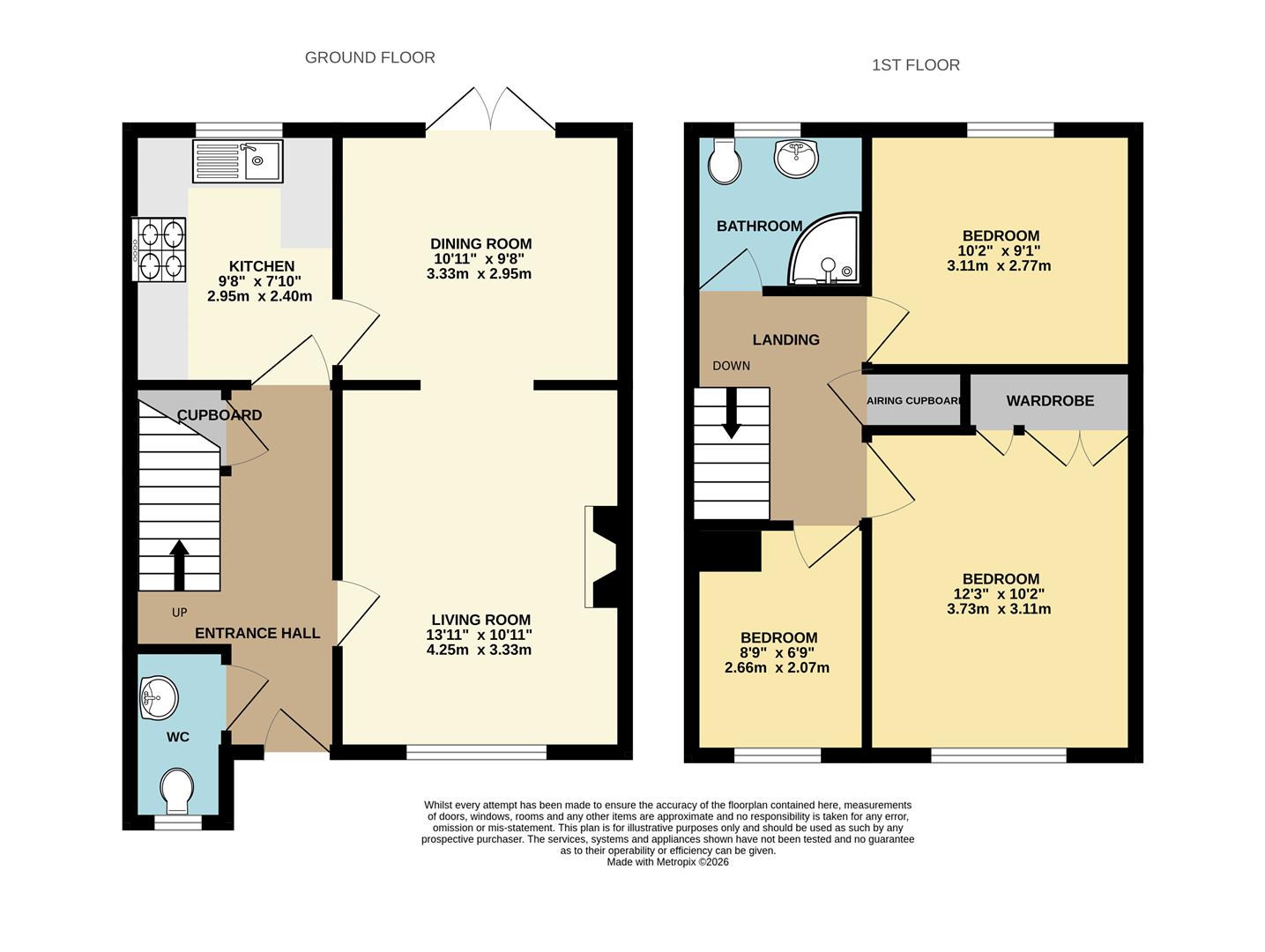 12, Streatfield Gardens, Heathfield floorplan