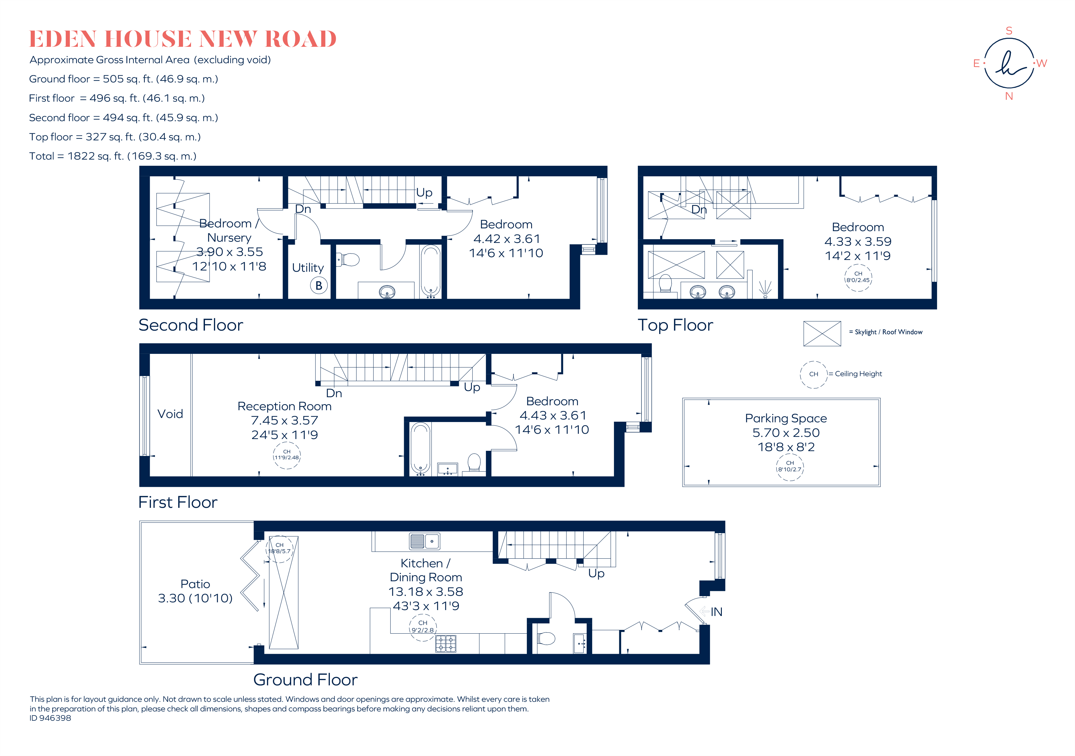 3 Eden House, New Road, London floorplan