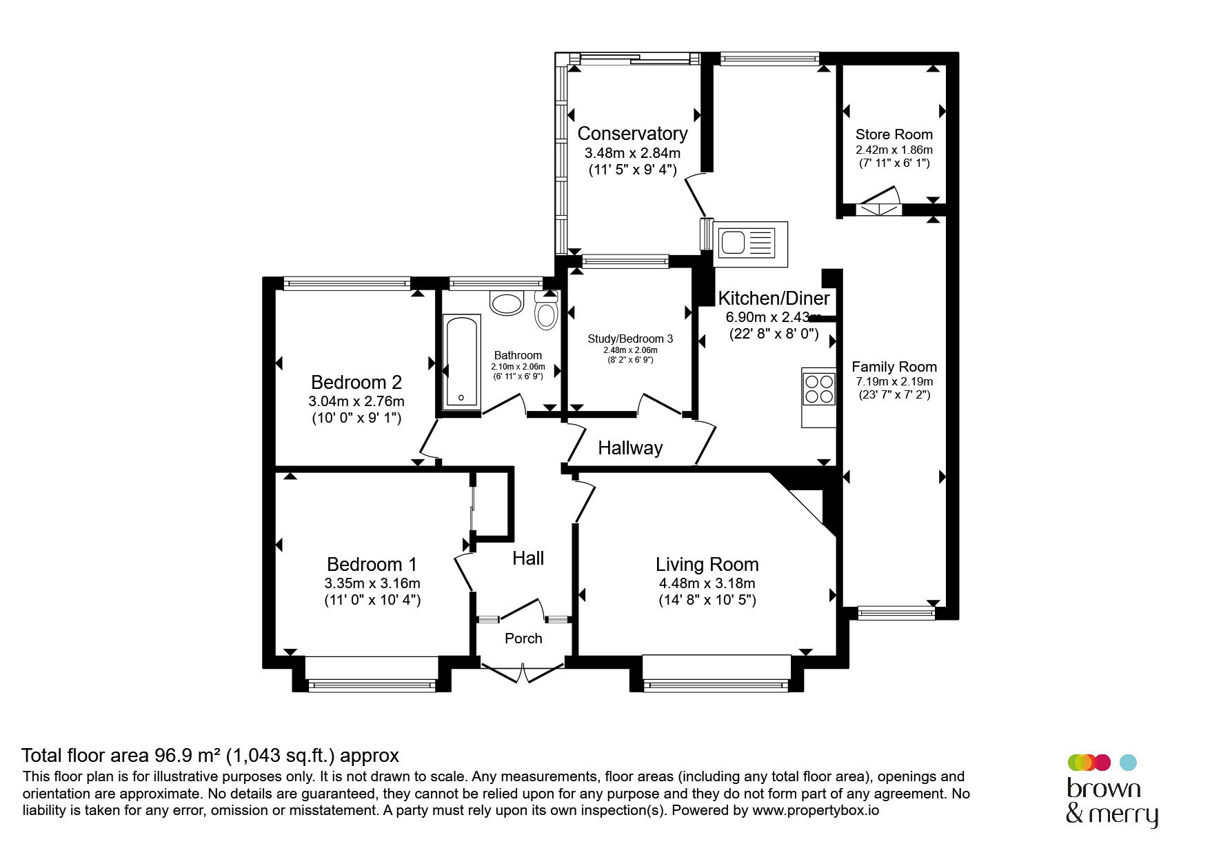 52, Theydon Avenue, Milton Keynes floorplan