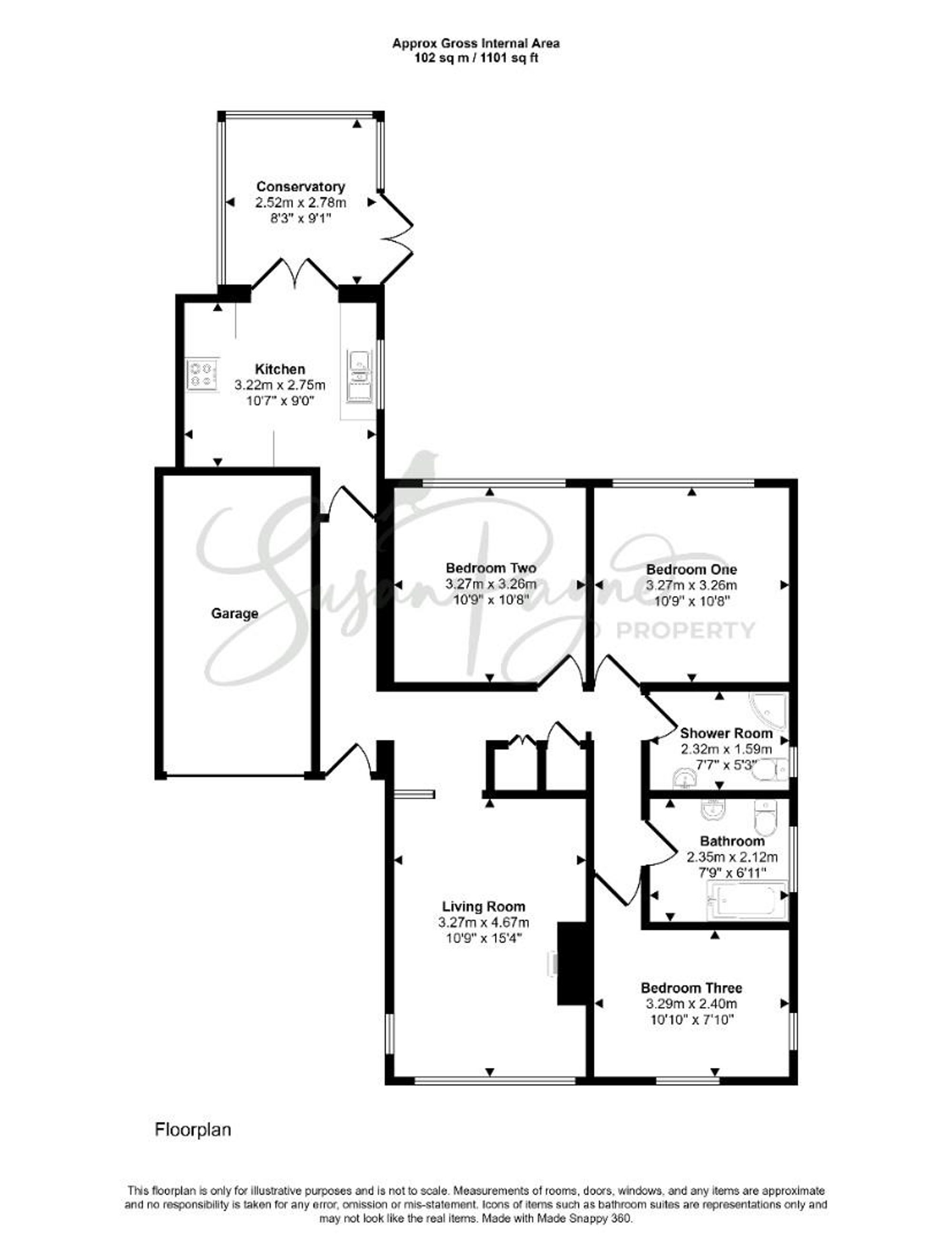 3, Holford Road, Wootton Bridge floorplan