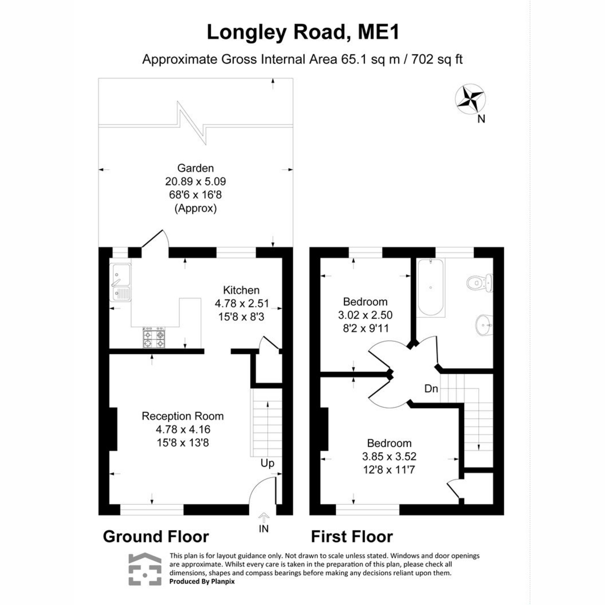 112, Longley Road, Rochester floorplan