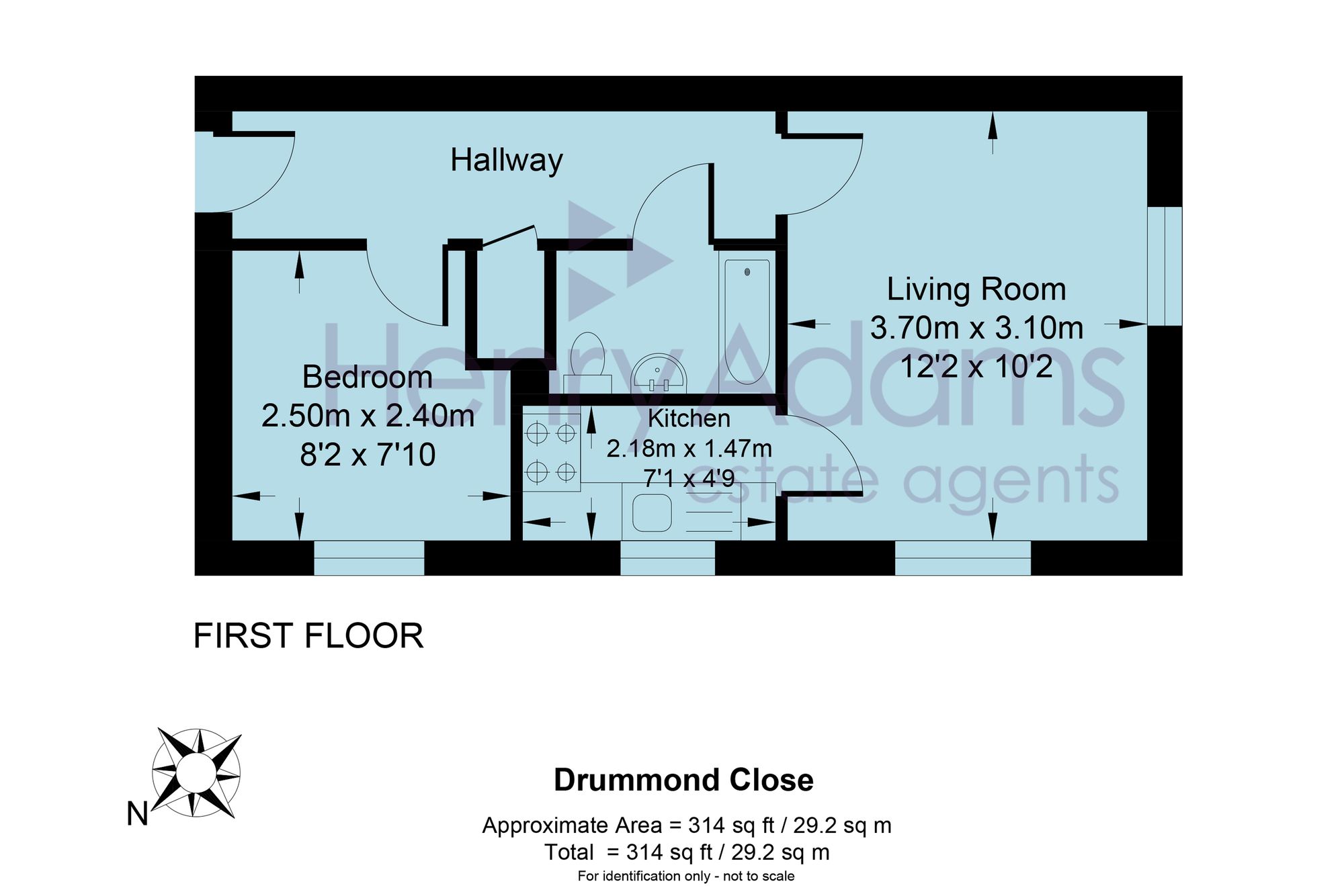 16 Drummond Court Drummond Close, Haywards Heath floorplan