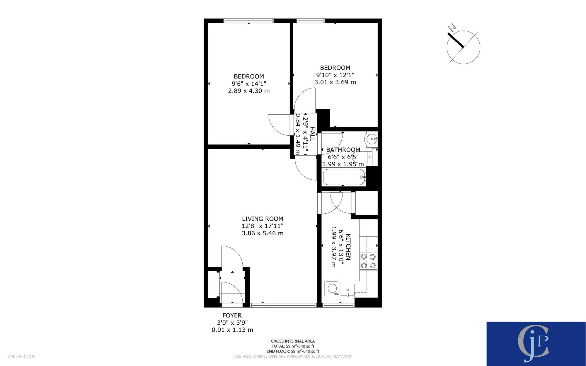Oak House, Cricklewood Lane, London floorplan