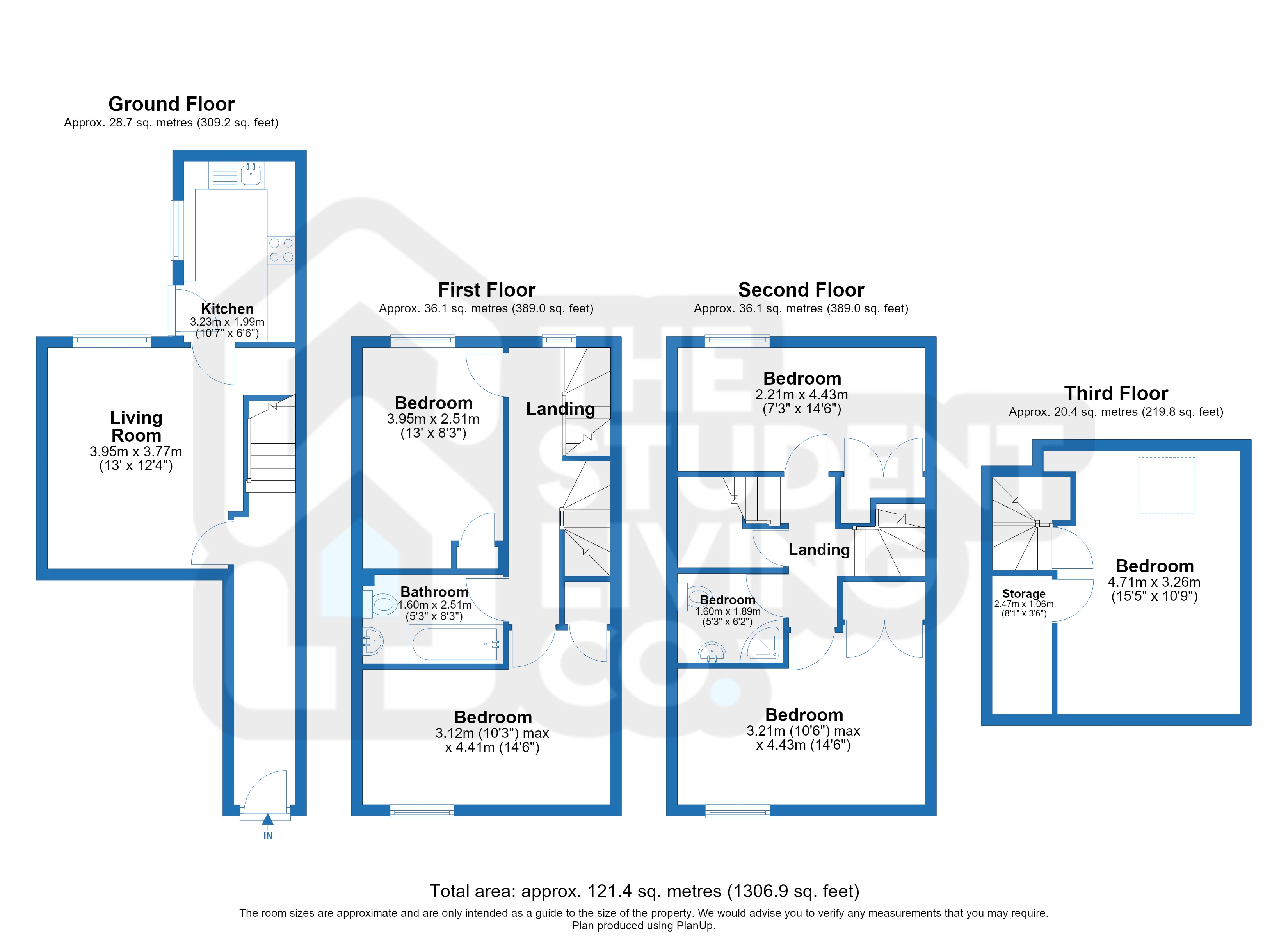 191, Mansfield Road, Nottingham floorplan