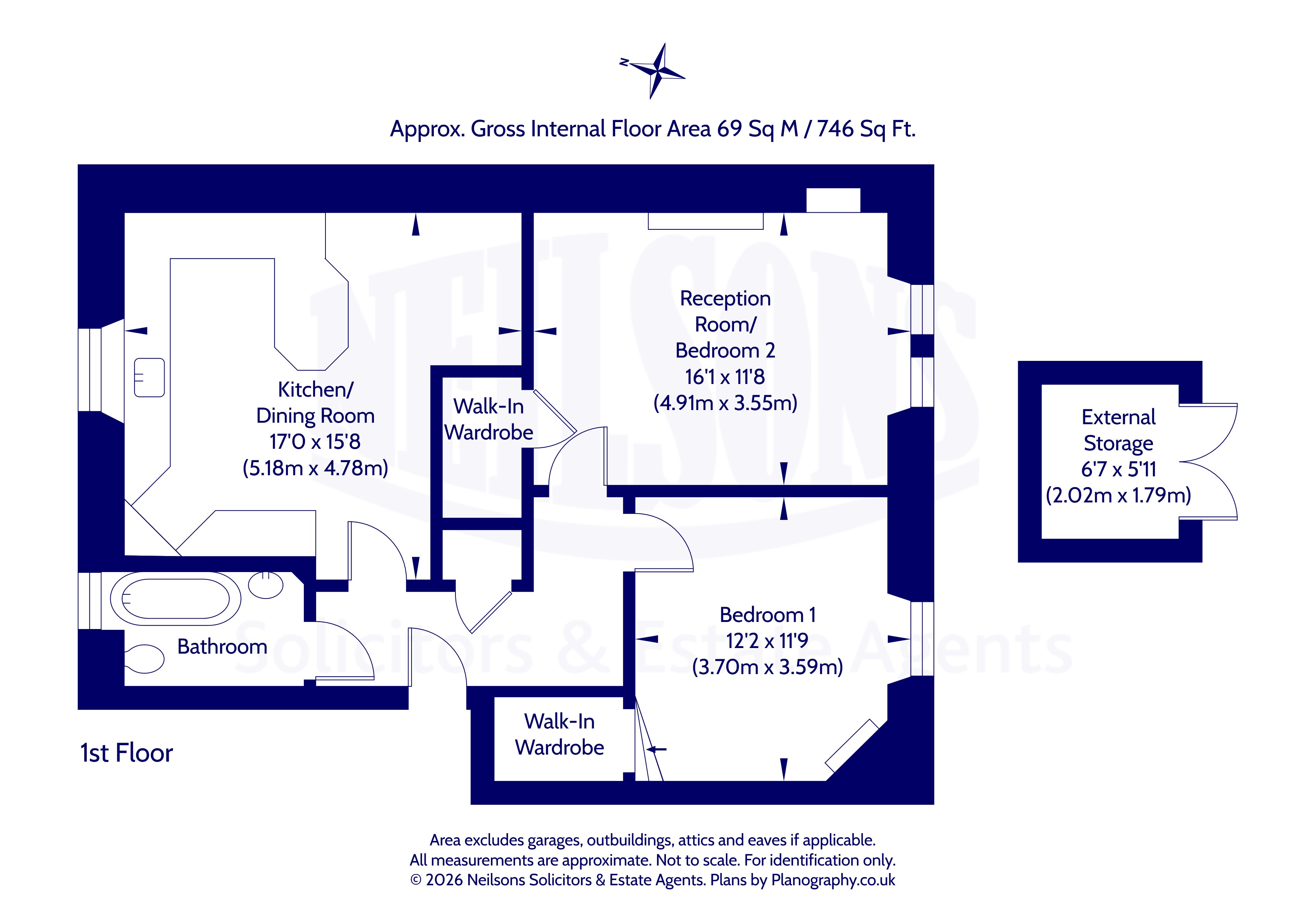 3/3, Manse Street, Edinburgh floorplan