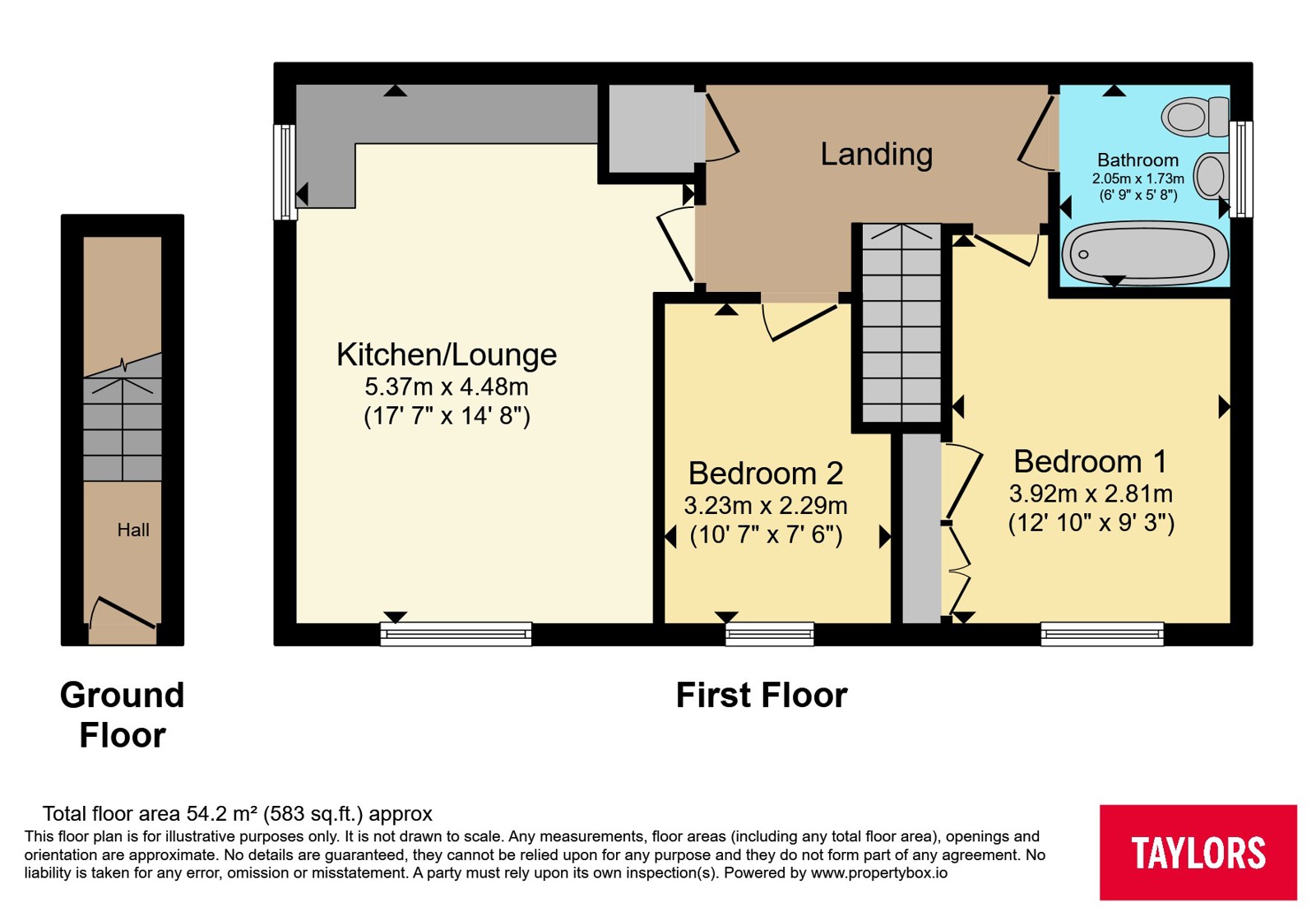 45, Hickory Lane, Bristol floorplan