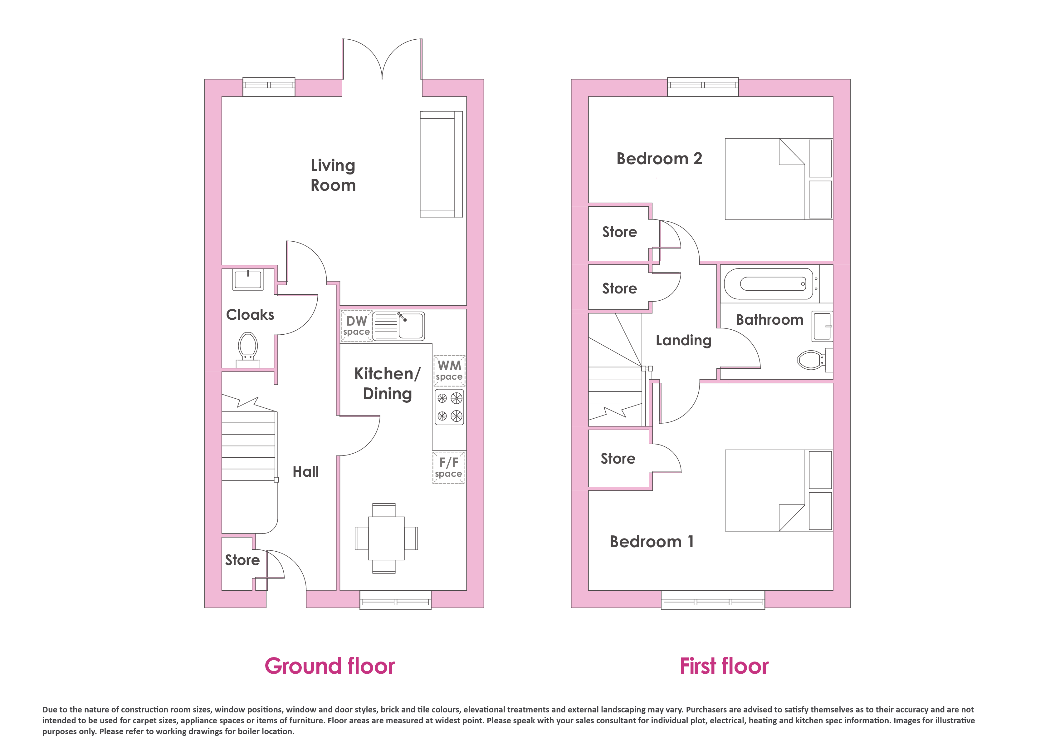 Nedge Hill, Telford floorplan