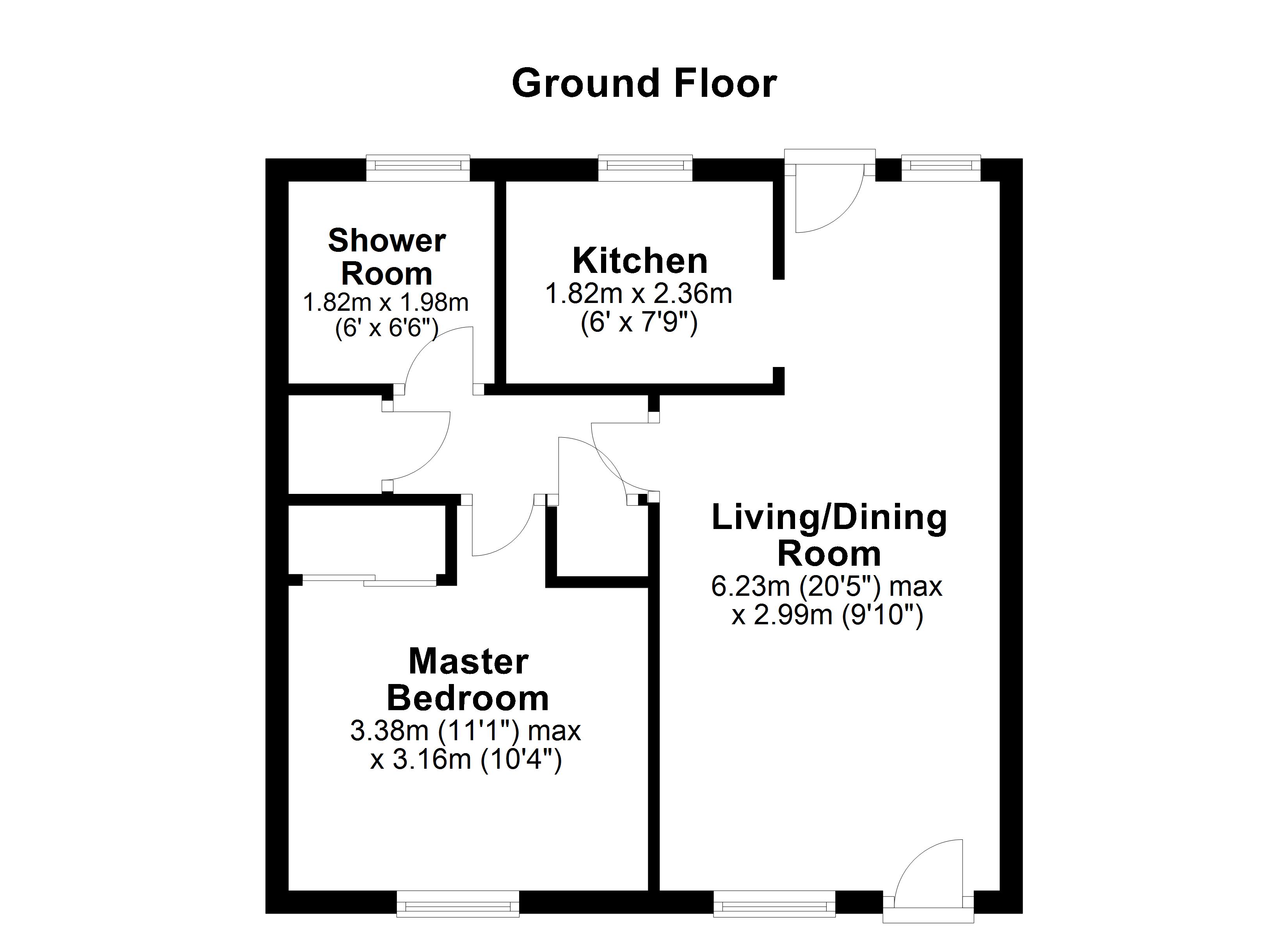 Flat 16, Bridge Court,, Middlebridge Street, Hampshire floorplan