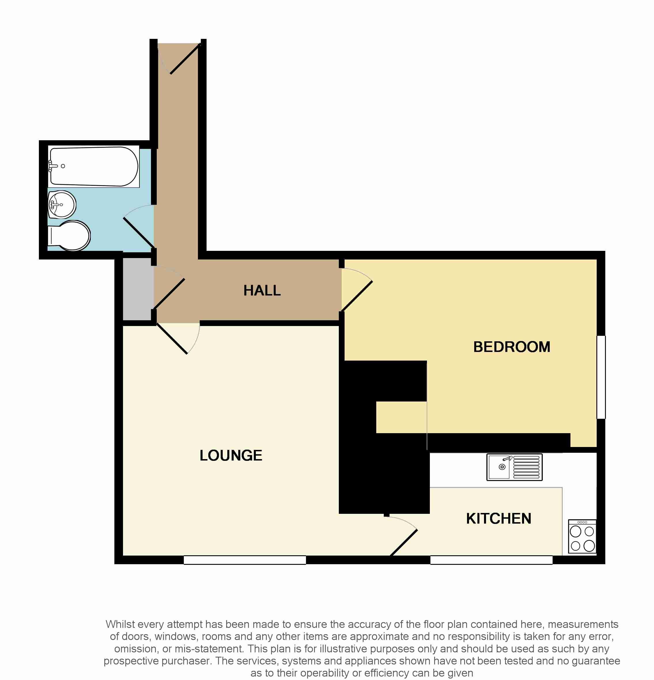 Flat, 6, Oakfield House, Kirkstall floorplan