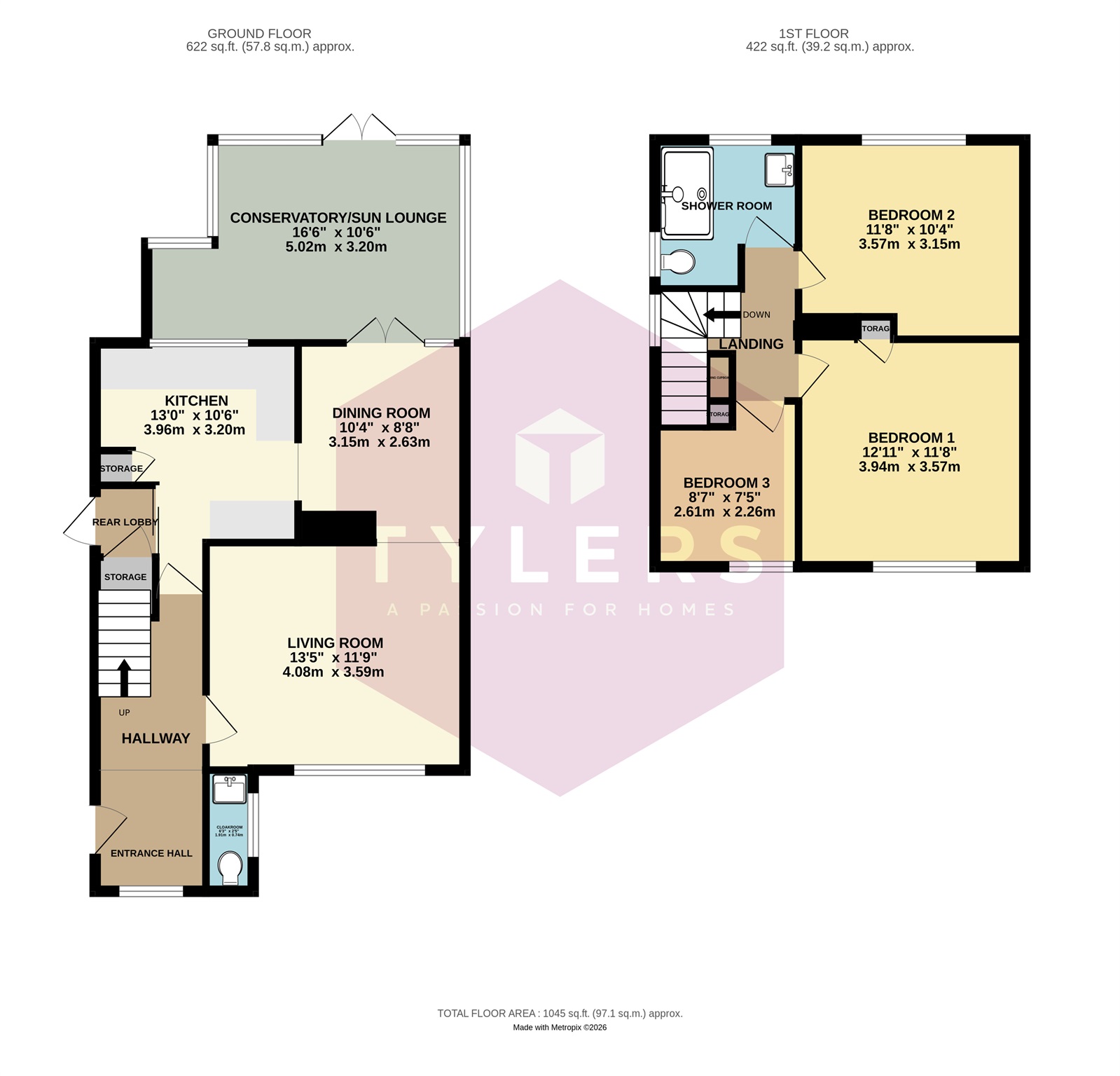 43, Long Reach Road, Cambridge floorplan