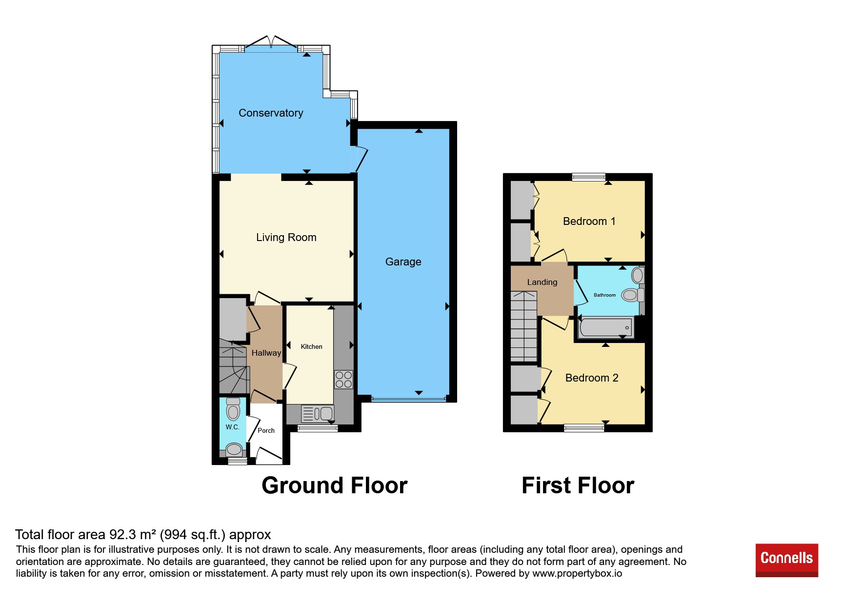 72, Essington Way, Wolverhampton floorplan