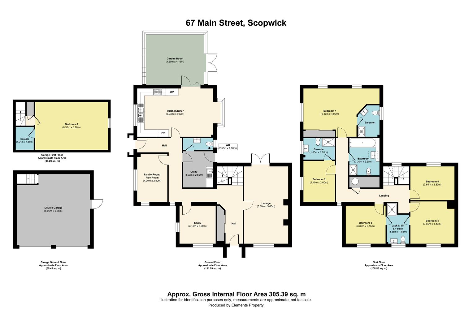 67, Main Street, Scopwick floorplan