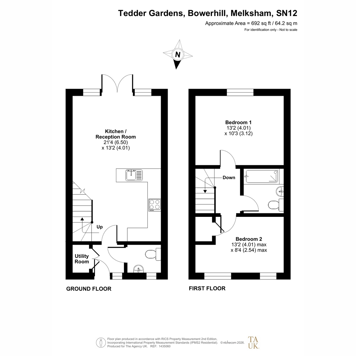 40, Tedder Gardens, Melksham floorplan