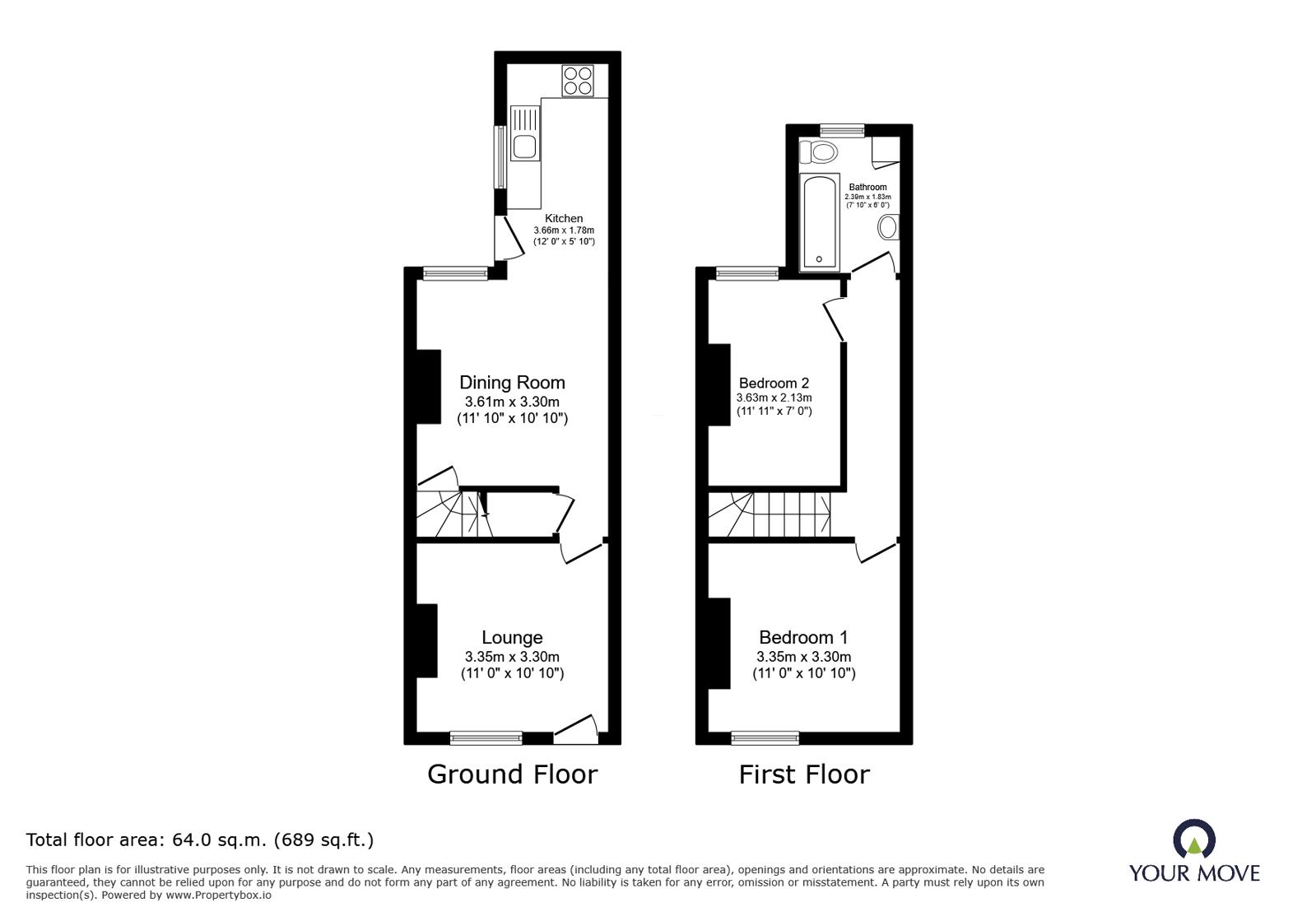Hermitage Road, Coalville floorplan