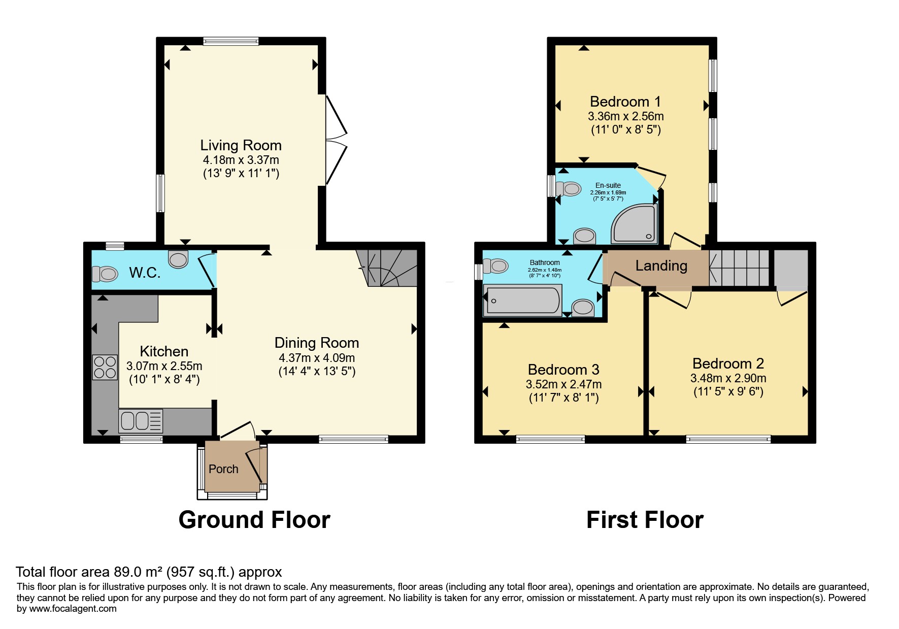10, Kintyre Close, Torquay floorplan