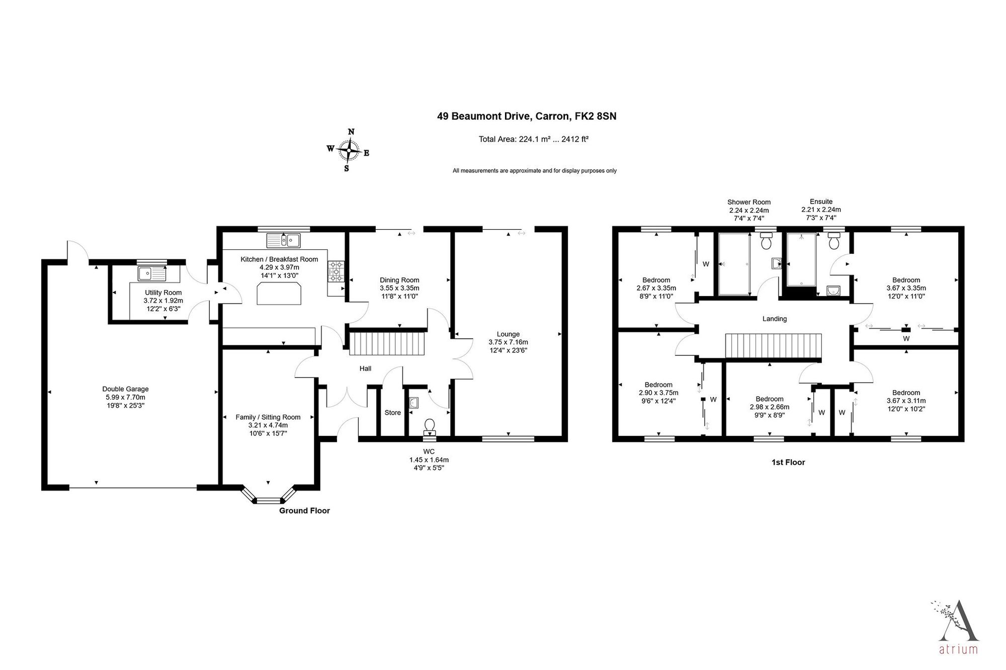 49 Beaumont Drive, Falkirk floorplan
