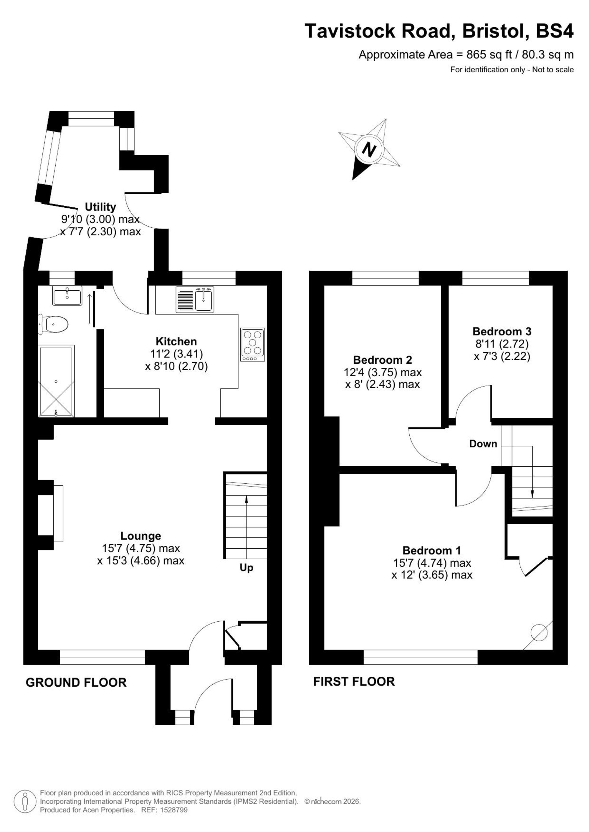 75 Tavistock Road, Bristol floorplan