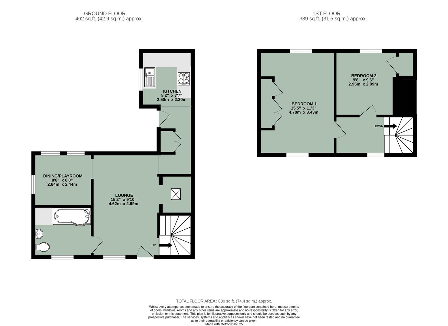 Brook Cottage, 4, Brook Street, Sutton Courtenay floorplan