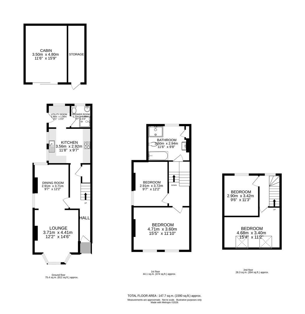 69, Westmead road, Sutton floorplan