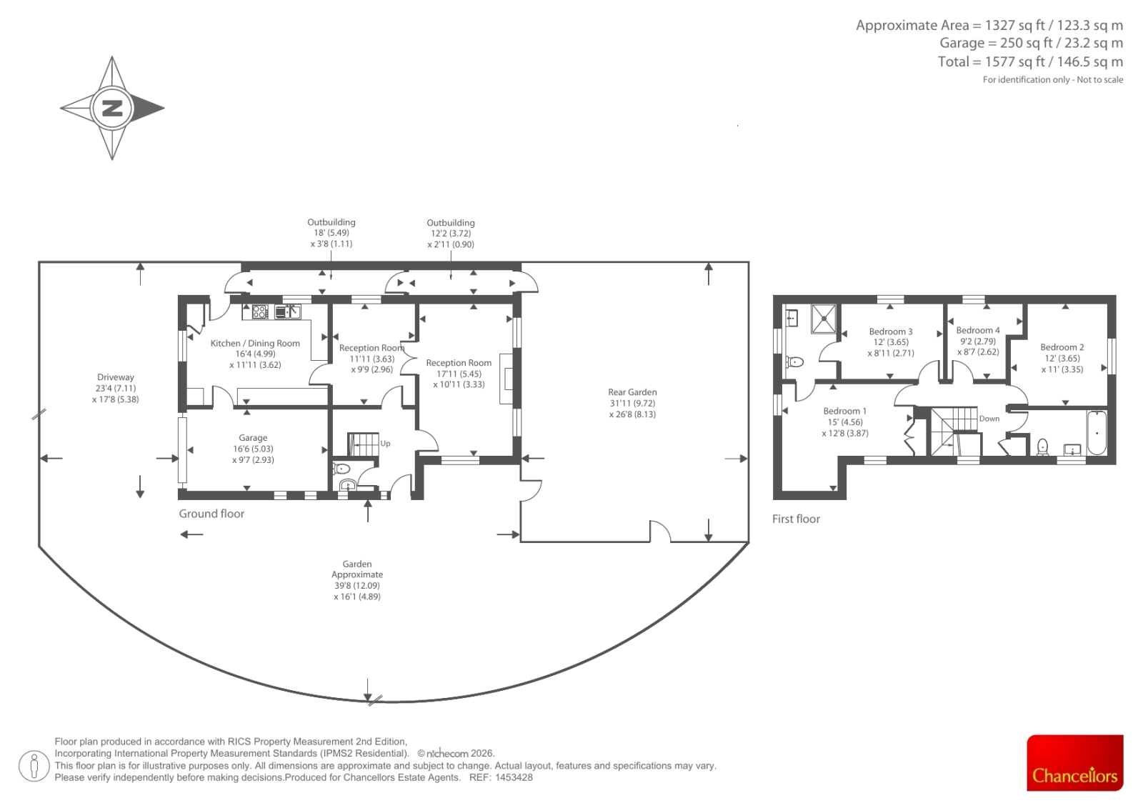 2, Cranbrook Drive, Oxford floorplan