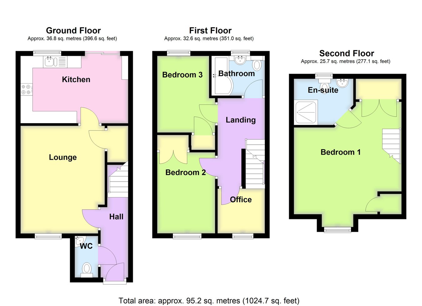 77, Lady Jane Franklin Drive, Spilsby floorplan